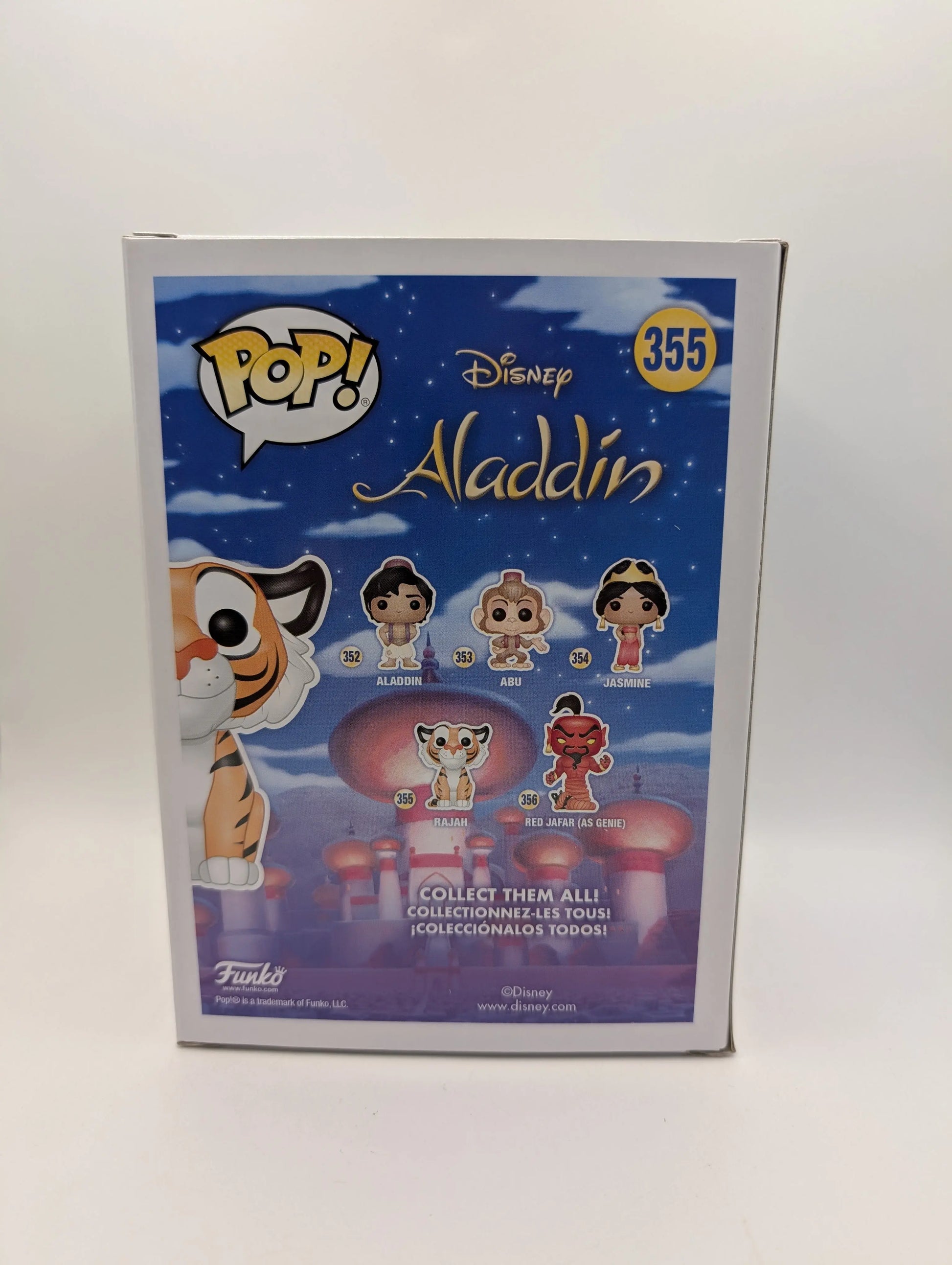 Disney Aladdin - Rajah Funko Pop Vinyl #355 Flocked FRENLY BRICKS - Open 7 Days