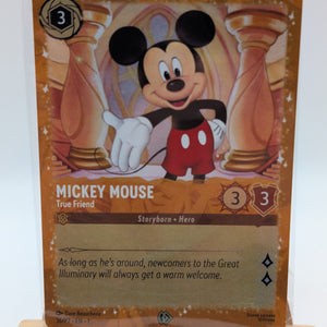 Lorcana TCG Mickey Mouse - True Friend 36/P2, Puzzle Promo Sealed FRENLY BRICKS - Open 7 Days
