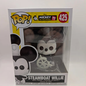 Funko Pop! Vinyl: Disney - Mickey Mouse (Steamboat Willie) #425 FRENLY BRICKS - Open 7 Days