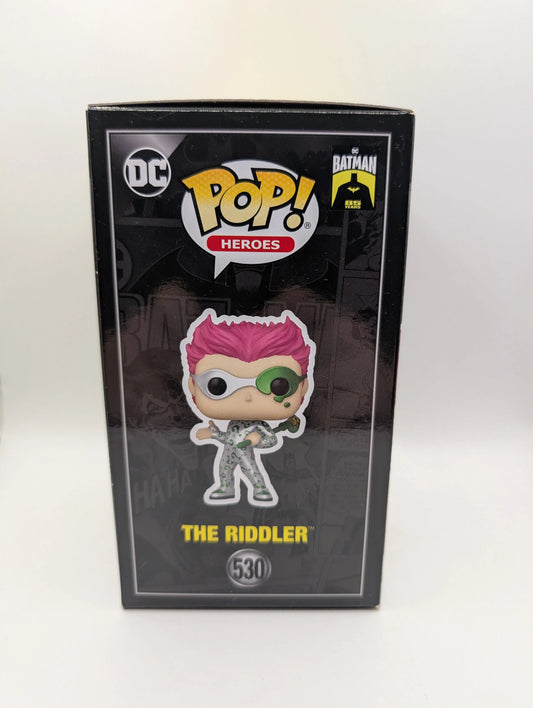 Batman Forever - The Riddler 85th Batman Anniv Metallic Pop! Vinyl Figure #530 FRENLY BRICKS - Open 7 Days