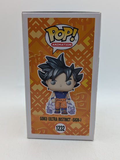 Funko Pop! Dragon Ball Goku Ultra Instinct Sign #1232 2022 Fall NYCC