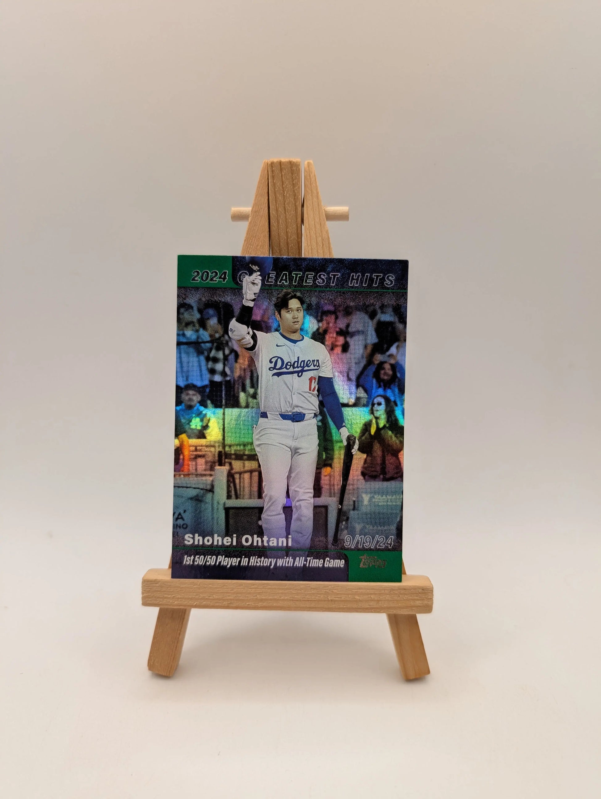 2025 Topps Series 1 Greatest Hits Shohei Ohtani #GH25 50/50 Green Foil /99 MVP FRENLY BRICKS - Open 7 Days