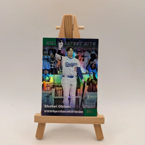 2025 Topps Series 1 Greatest Hits Shohei Ohtani #GH25 50/50 Green Foil /99 MVP FRENLY BRICKS - Open 7 Days