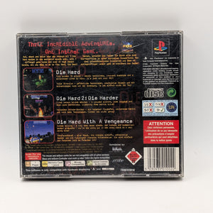 PS1 - Die Hard Trilogy Sony Playstation  One Game with Manual - PAL Tested FRENLY BRICKS - Open 7 Days