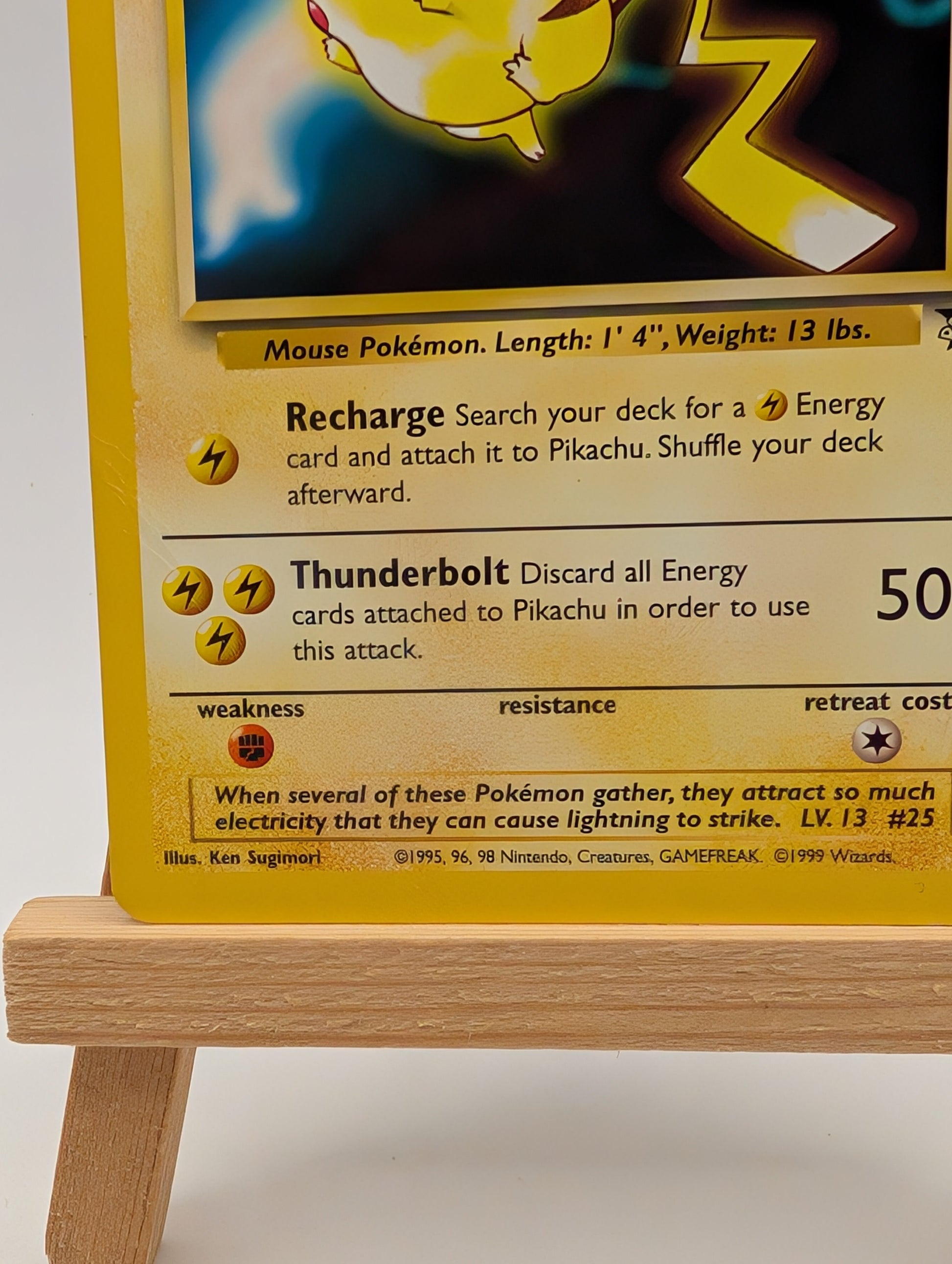 Pokemon TCG · Pikachu 4 · WB Movie · Black Star Promo · Vintage WOTC (1999) FRENLY BRICKS - Open 7 Days
