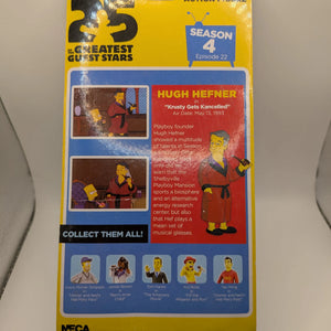 NECA The Simpsons Guest Stars Series 1 Playboy HUGH HEFNER Action Figure FRENLY BRICKS - Open 7 Days