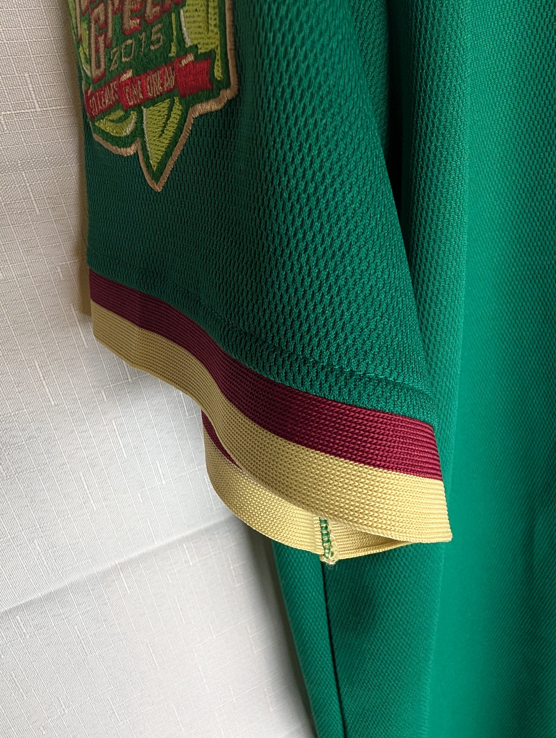 Nippon Baseball Tohoku Rakuten "Matsui #7" Greens Jersey Fuji Sponsor Large