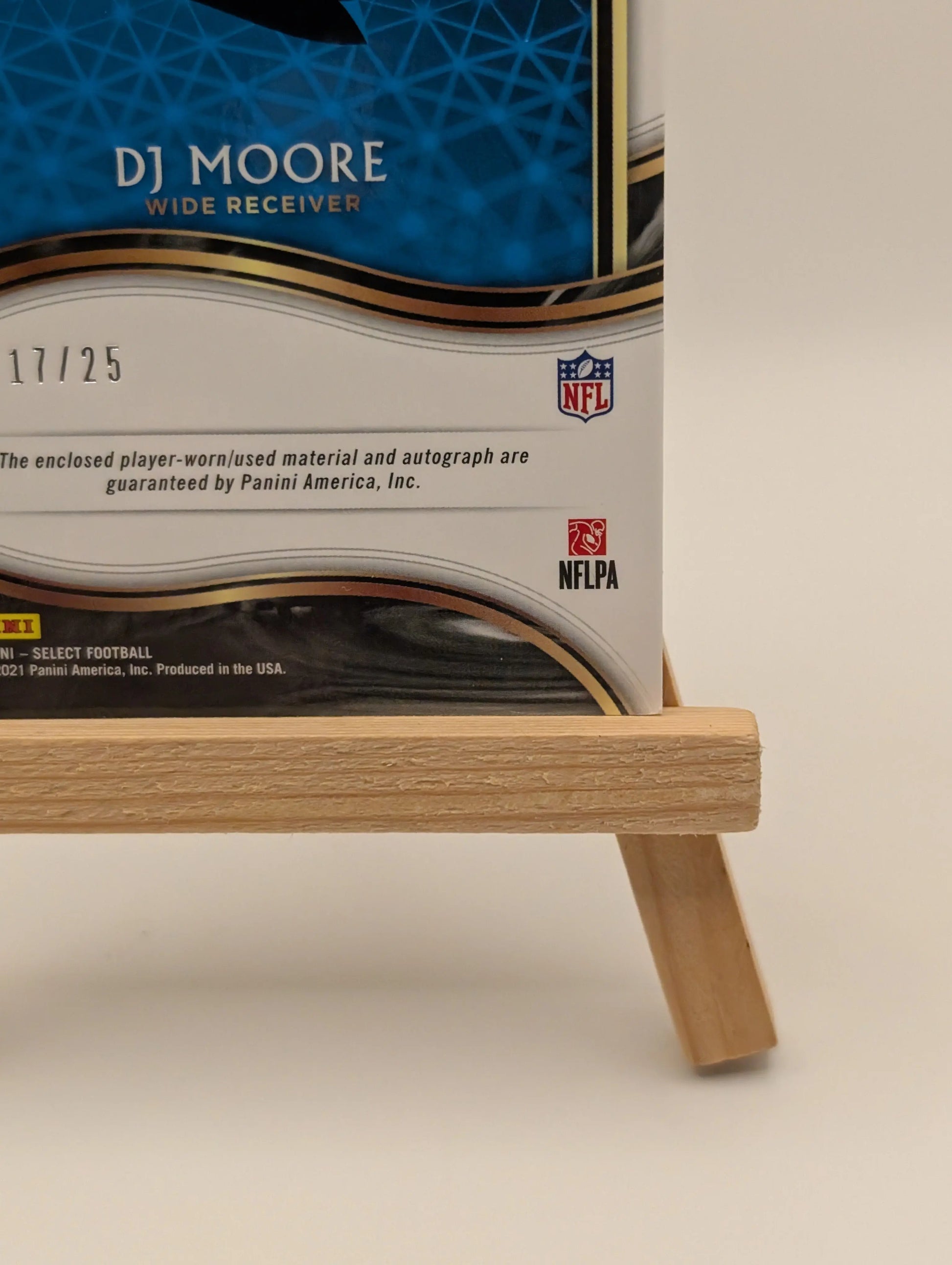 2020 Select DJ Moore Signature Patch Tie Dye Prizm Auto /25 FRENLY BRICKS - Open 7 Days