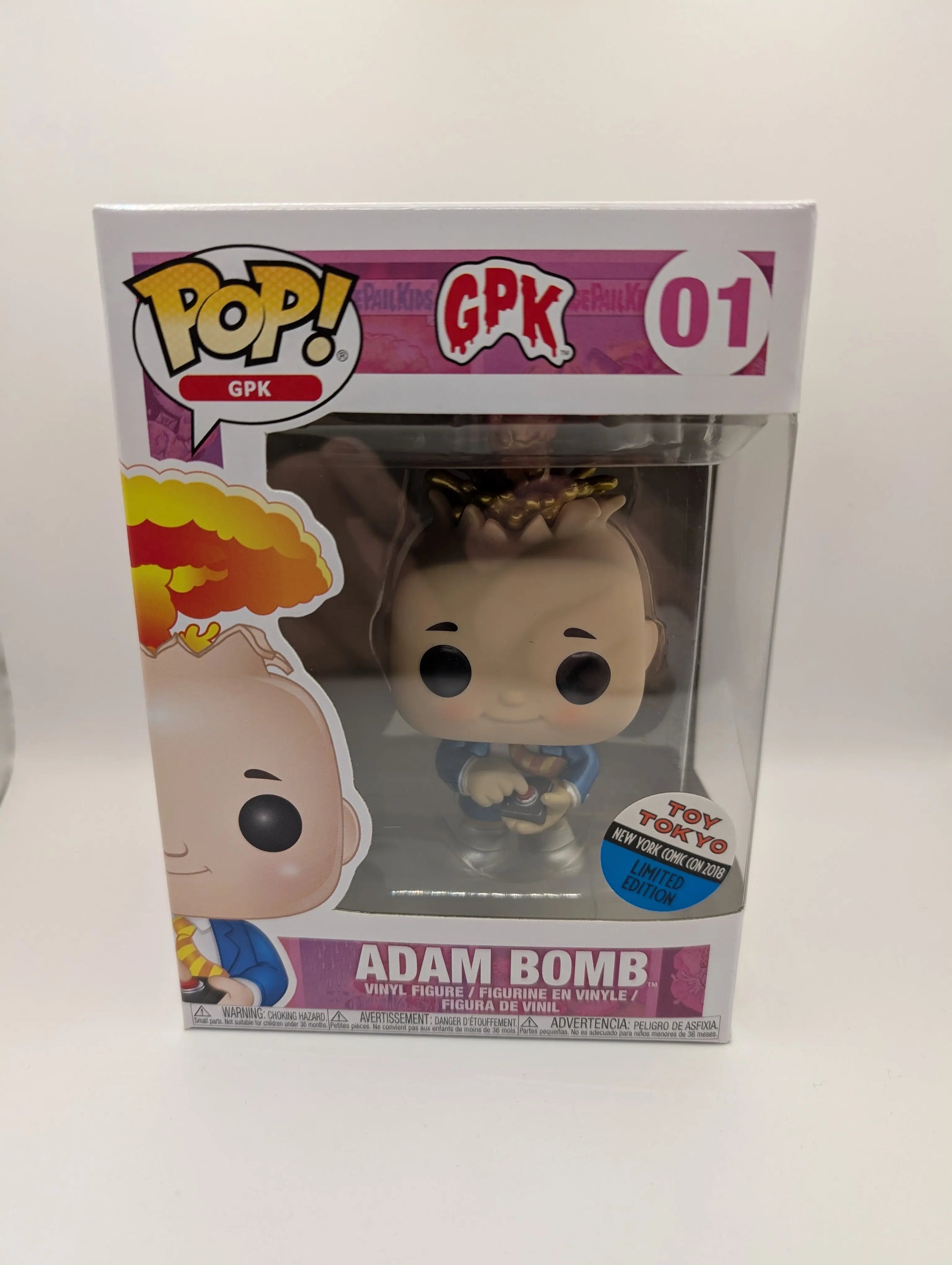 Adam Bomb 01 ~ Garbage Pail Kids ~ Funko Pop Vinyl ~ GPK ~ 2018 Toy Tokyo NYCC FRENLY BRICKS - Open 7 Days