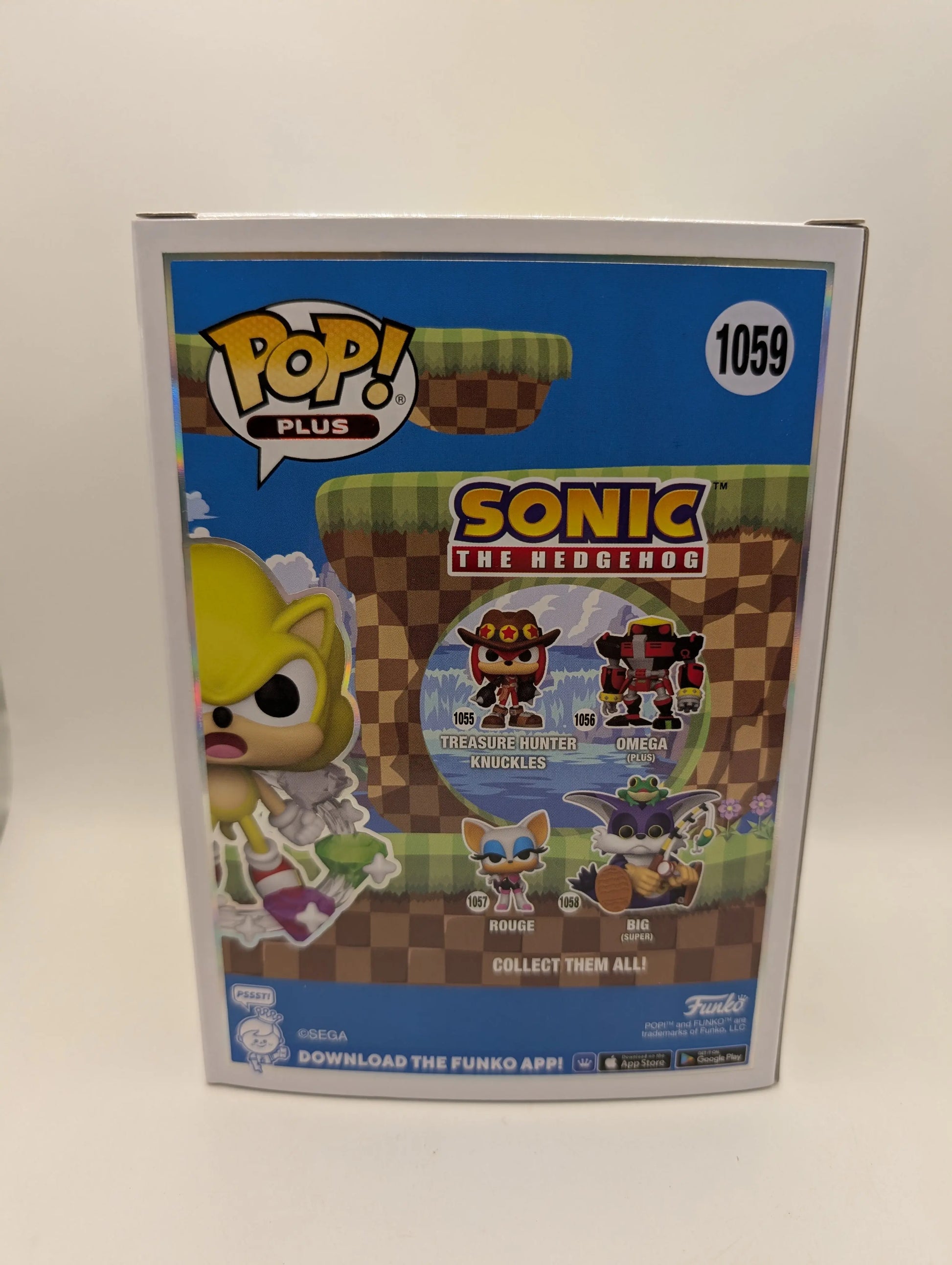 Funko Pop Sonic The Hedgehog - Super Sonic with Emeralds (Flocked) #1059 FRENLY BRICKS - Open 7 Days