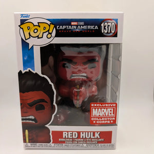 Funko Pop Vinyl Red Hulk 1370 Captain America Marvel Collector Corps FRENLY BRICKS - Open 7 Days
