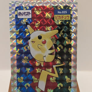 Pikachu No. 025 Prism Topsun Top Sun 1995  Pokemon Card Japanese FRENLY BRICKS - Open 7 Days