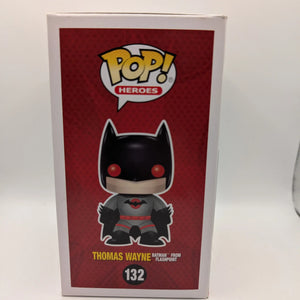Funko Pop! DC Super Heroes: #132 THOMAS WAYNE (Batman From Flashpoint) *VAULTED* FRENLY BRICKS - Open 7 Days