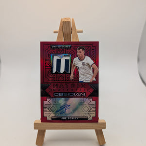 2024-25 Panini Obsidian Soccer JOE SCALLY 1/1 One of One Auto Patch USA US FRENLY BRICKS - Open 7 Days