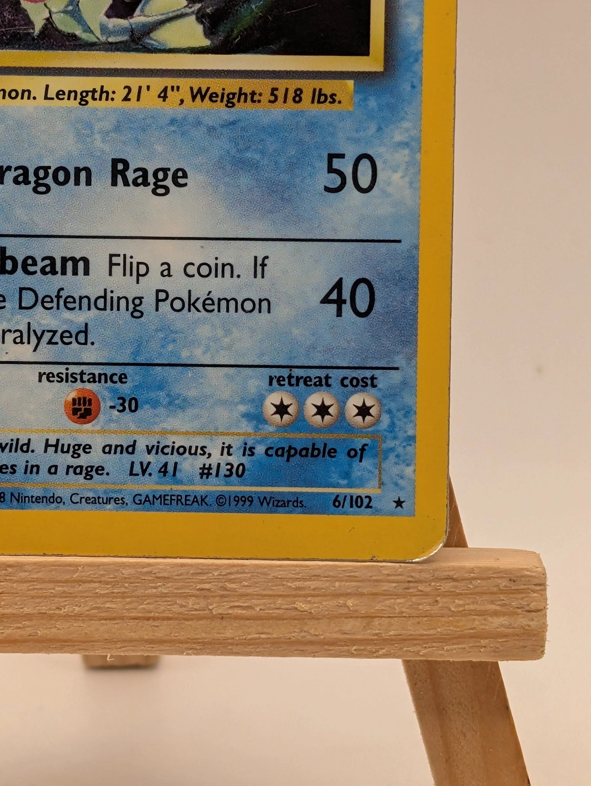 Gyarados 6/102 | Holo | WOTC | Base Set | MP/HP | Pokemon TCG FRENLY BRICKS - Open 7 Days