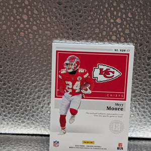 2022 ~ SKYY MOORE ~ Encased ~ RC/Quad Patch ~ /50 ~ #RQM-17 Blue FRENLY BRICKS - Open 7 Days