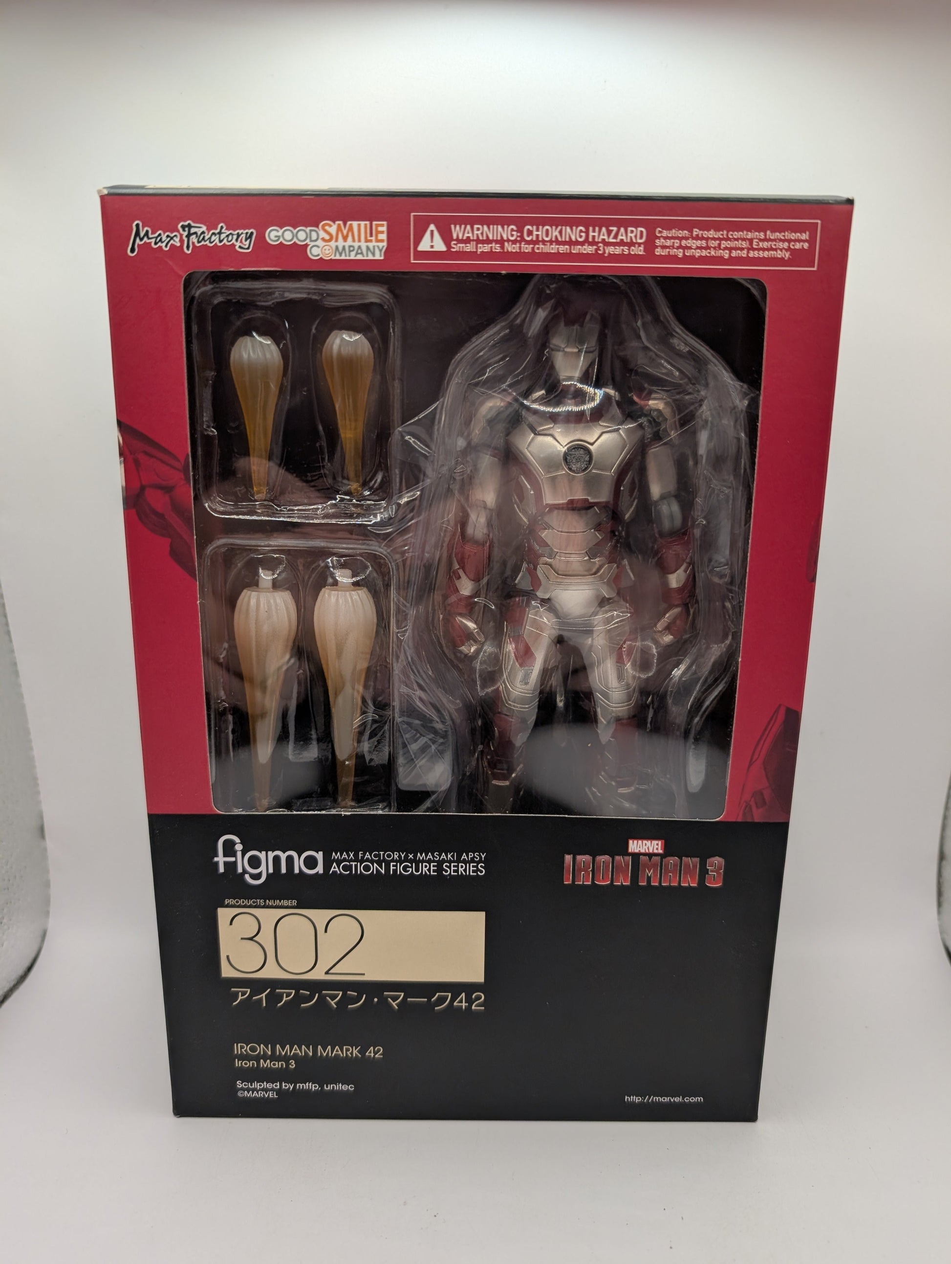 Figma 302 Iron Man Mark 42 Action Figure in box FRENLY BRICKS - Open 7 Days