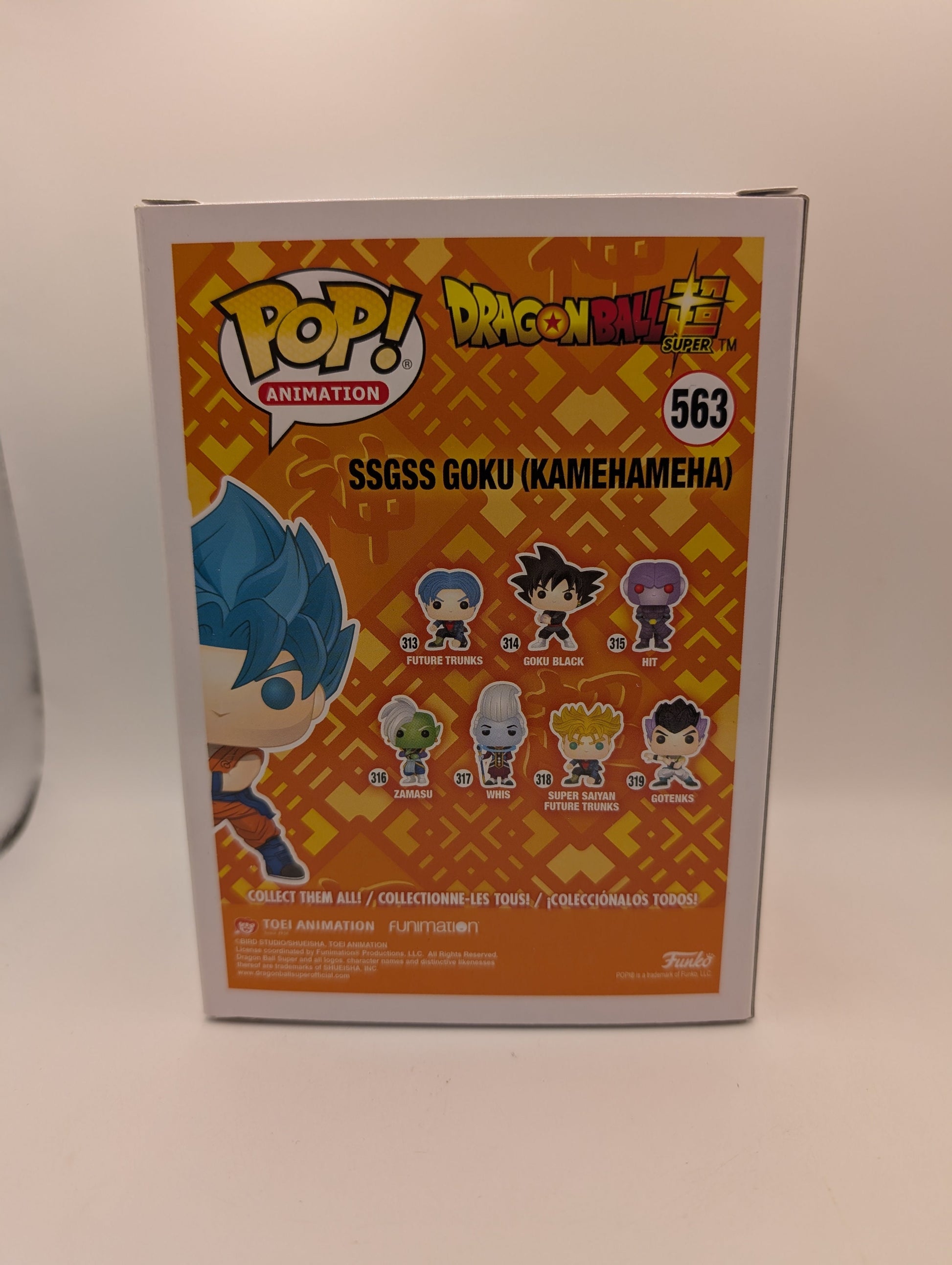 Pop Vinyl 563 - Dragon Ball Super - SSGSS Goku (Kamehameha) - Special Edition FRENLY BRICKS - Open 7 Days