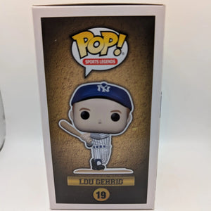 MLB Legends Yankees- Lou Gehrig Pop! Vinyl Figure #19 OE FRENLY BRICKS - Open 7 Days