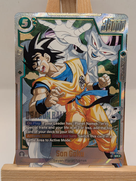 Son Goku SB02-038 | Manga Booster 2 SR Alt Art NM Fusion World FRENLY BRICKS - Open 7 Days