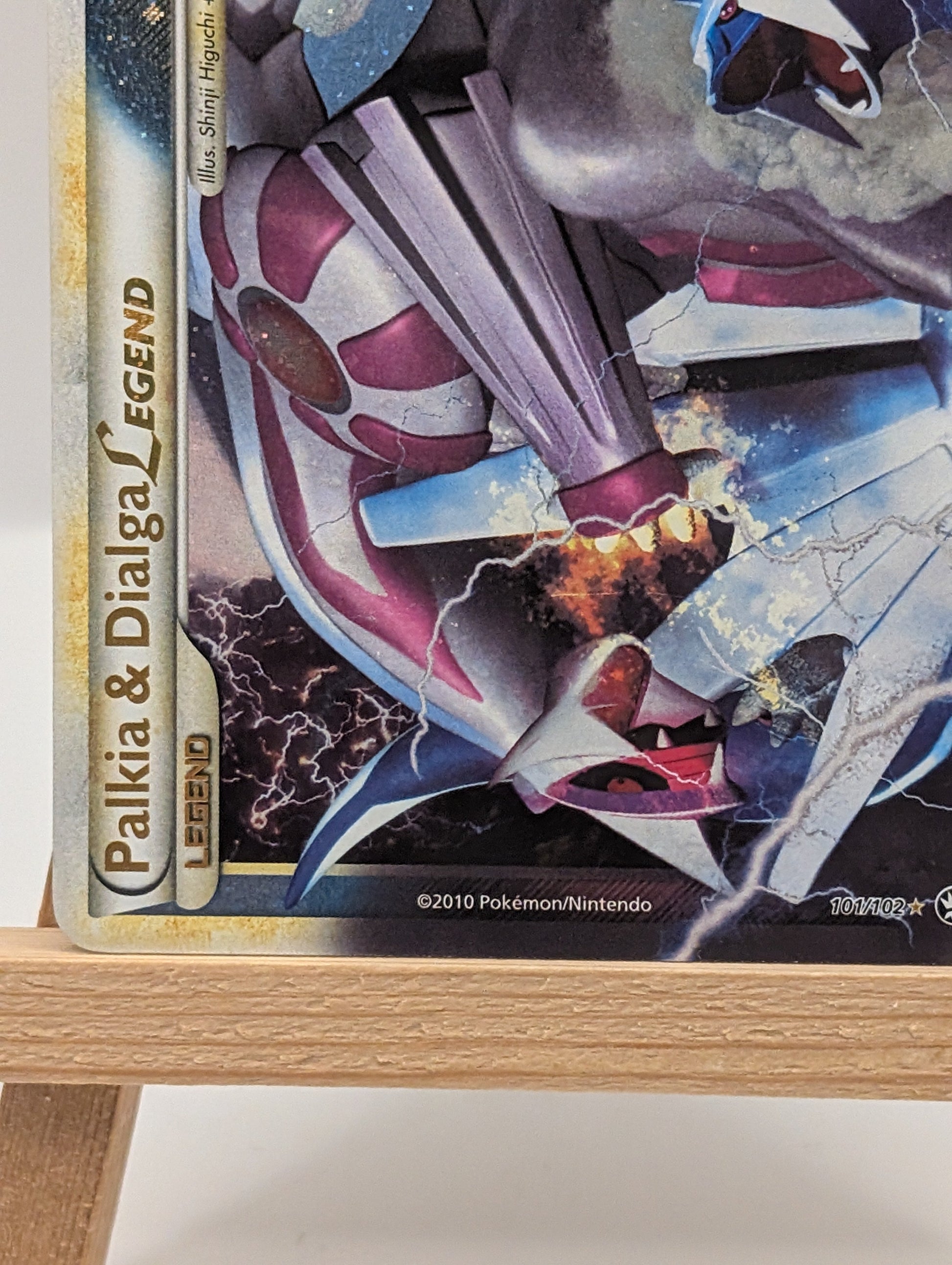 2010 Pokemon HeartGoldSoulSilver Triumphant Palkia Dialga LEGEND top #101/102 FRENLY BRICKS - Open 7 Days