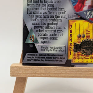 2020 2021 Upper Deck Marvel Metal Universe X-Men 1995 Buyback MEANSTREAK /10 FRENLY BRICKS - Open 7 Days