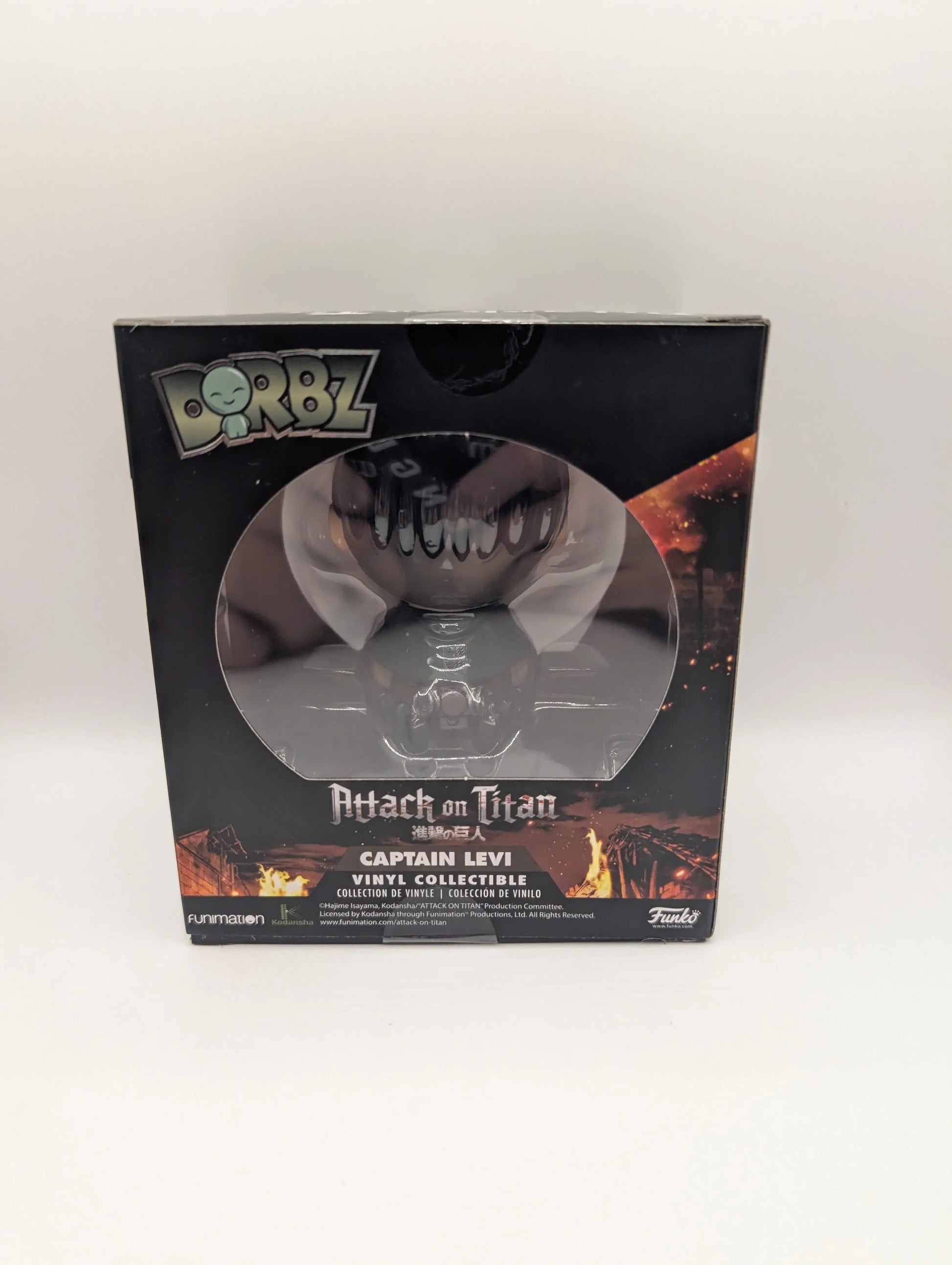 Funko Dorbz: Attack on Titan - Captain Levi #385 LE 5000 Pcs Vinyl Figure 2018 FRENLY BRICKS - Open 7 Days