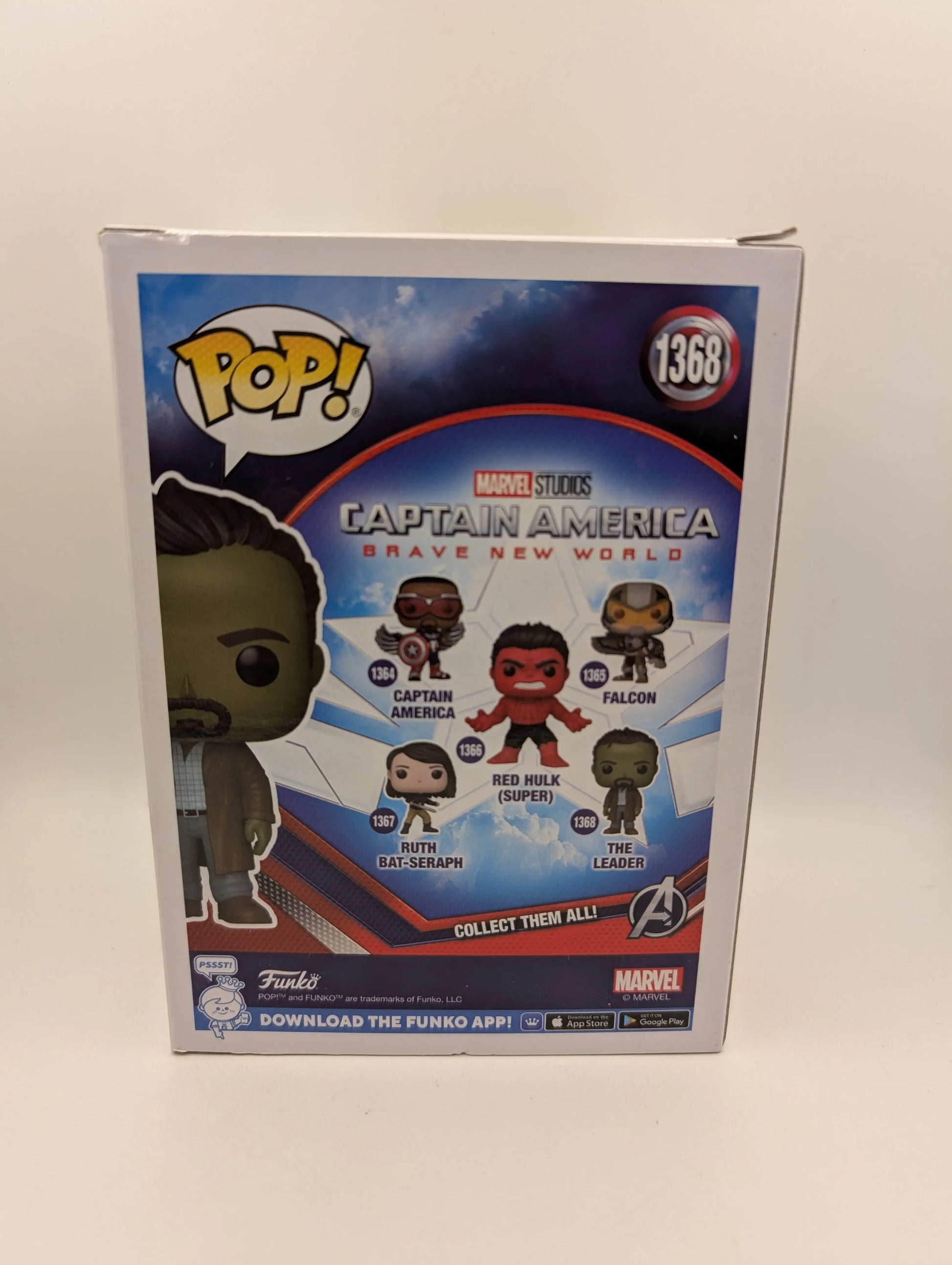 Captain America: Brave New World - The Leader Pop! Vinyl Figure #1368 FRENLY BRICKS - Open 7 Days