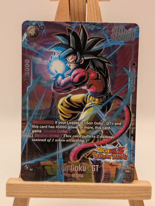 Dragon Ball Super Fusion World - Son Goku : GT FB04-109 Rare Alt Art a FRENLY BRICKS - Open 7 Days