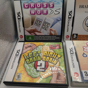NINTENDO DS Brain Training Game Lot x 4 Games - Includes Manuals, Tested, Pal Working FRENLY BRICKS - Open 7 Days