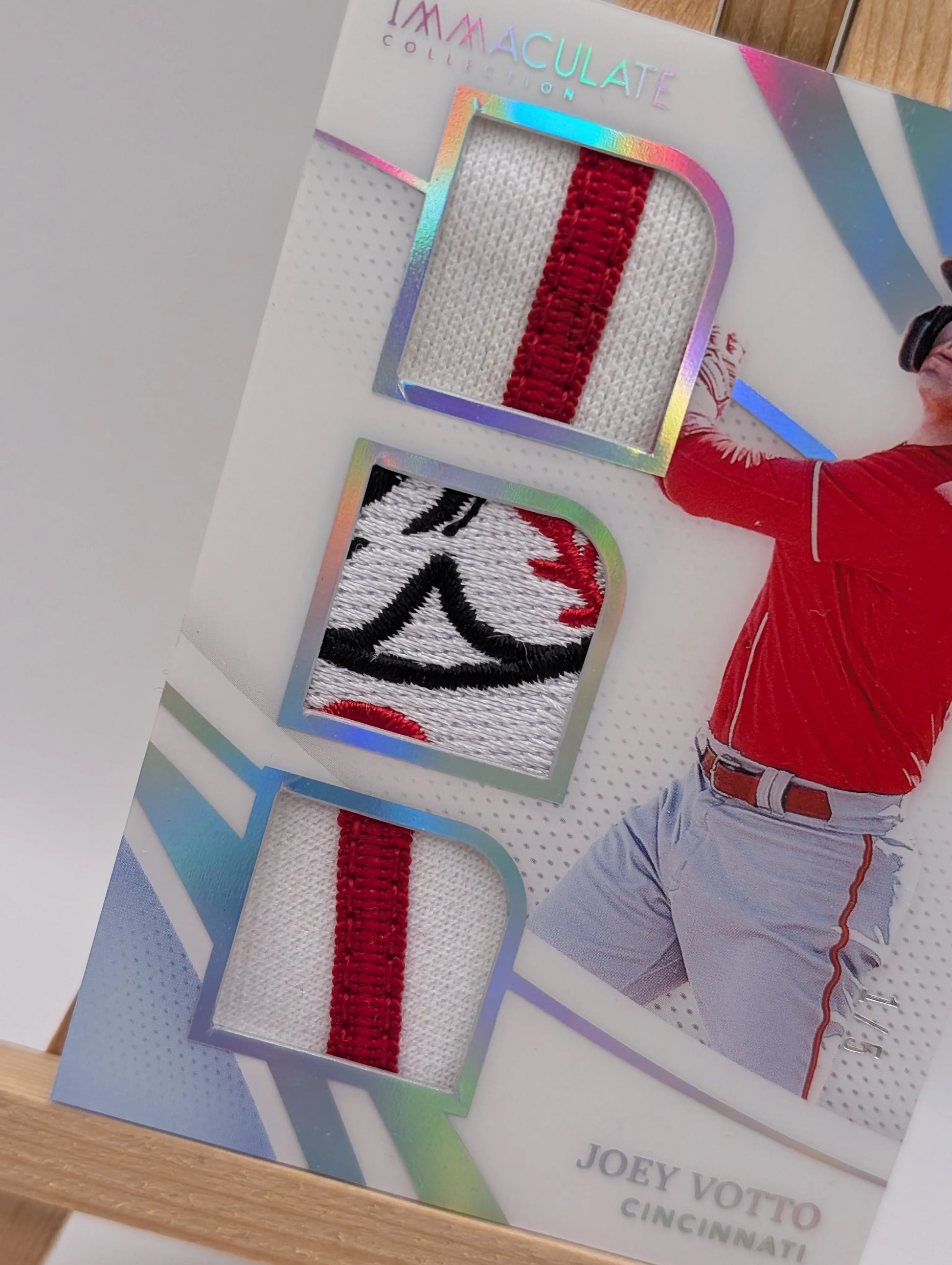 2021 Panini Immaculate Collection- Joey Votto Materials Trio /5 FRENLY BRICKS - Open 7 Days