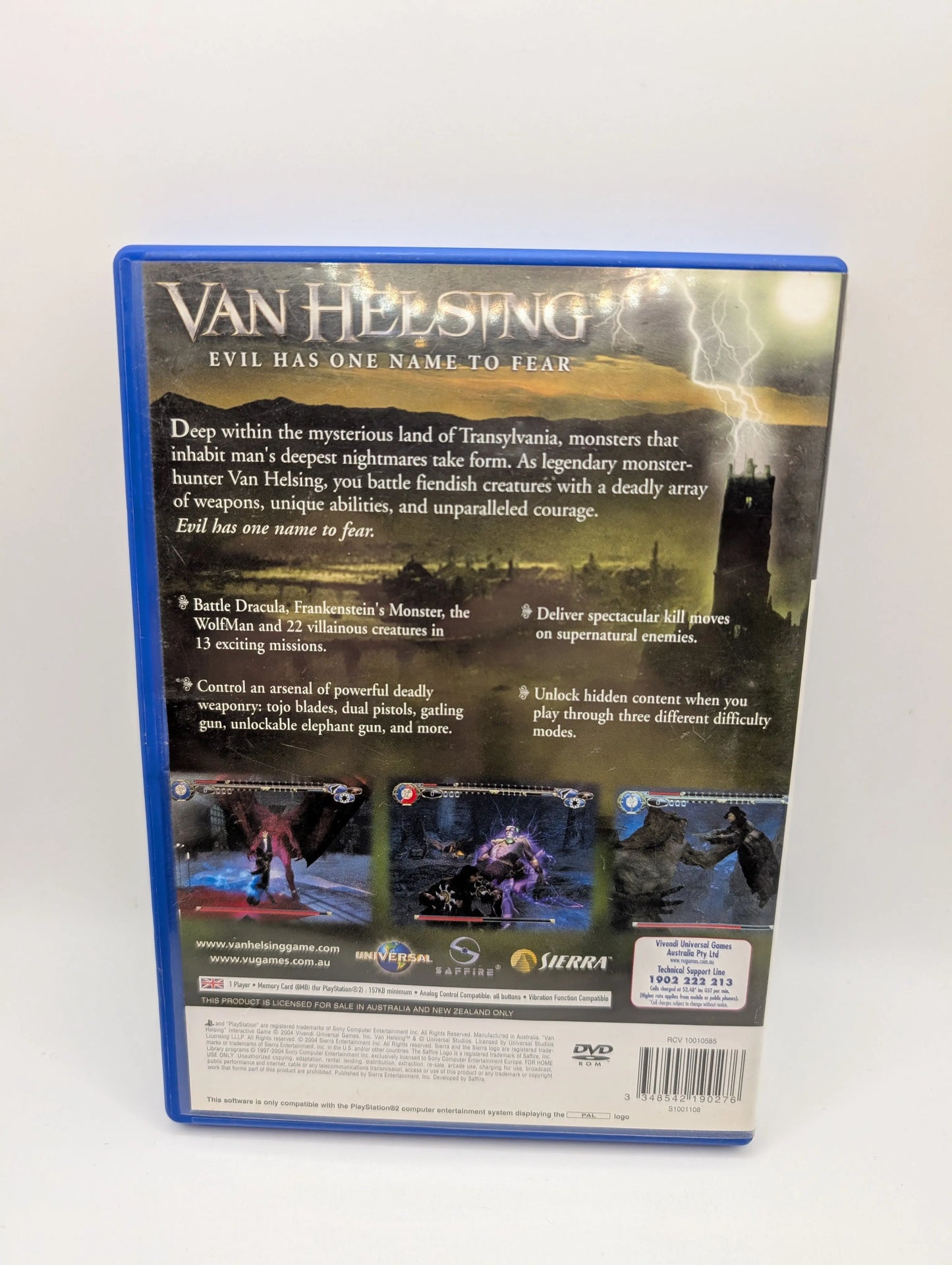 Van Helsing - Sony PlayStation 2 PS2 Game FRENLY BRICKS - Open 7 Days