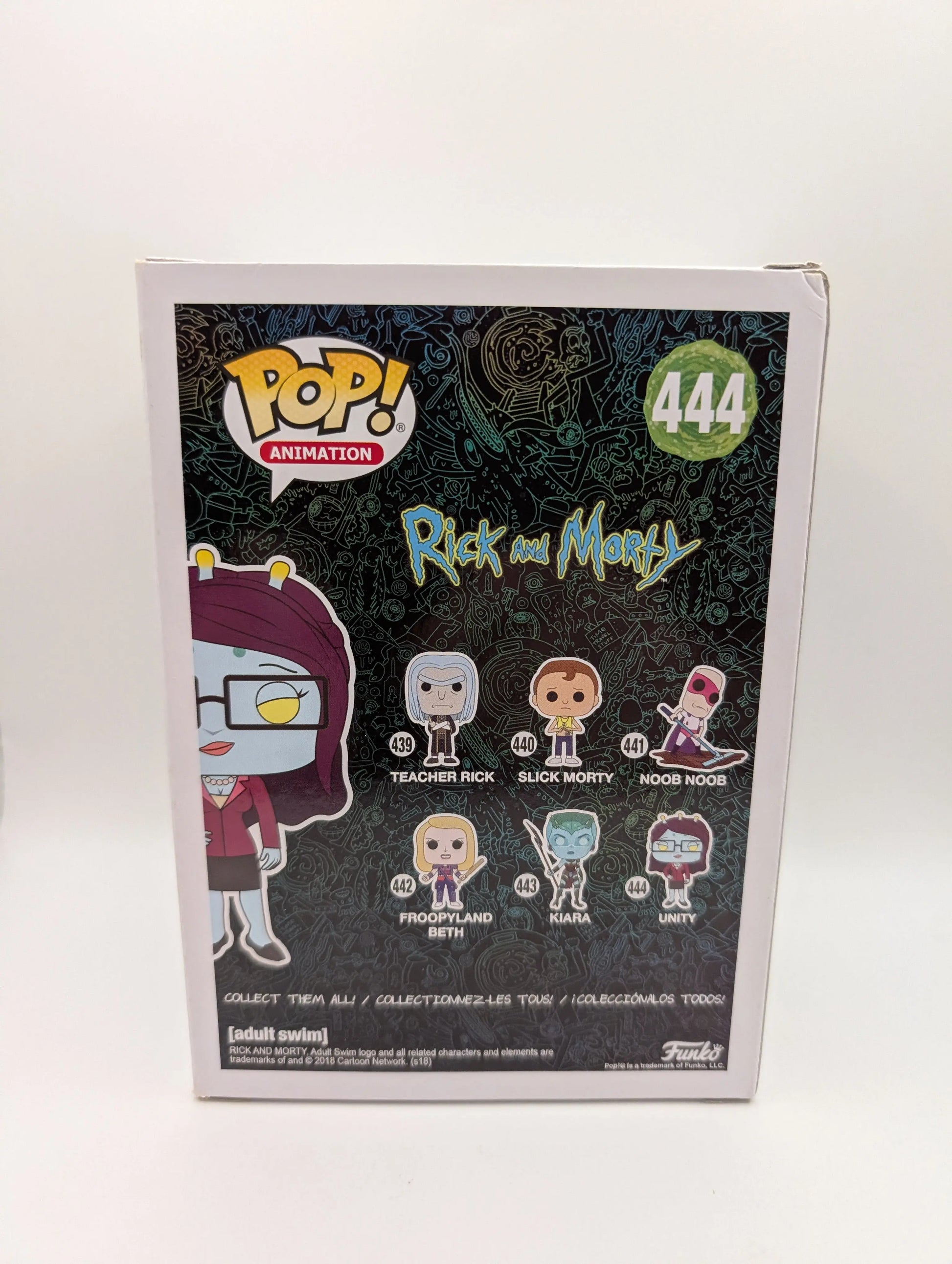 Funko Pop! Animation - Rick And Morty - Unity #444 FRENLY BRICKS - Open 7 Days
