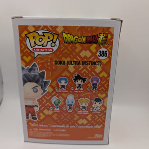 FUNKO Pop Vinyl Goku (Ultra Instinct) Dragon Ball Super #386 FRENLY BRICKS - Open 7 Days