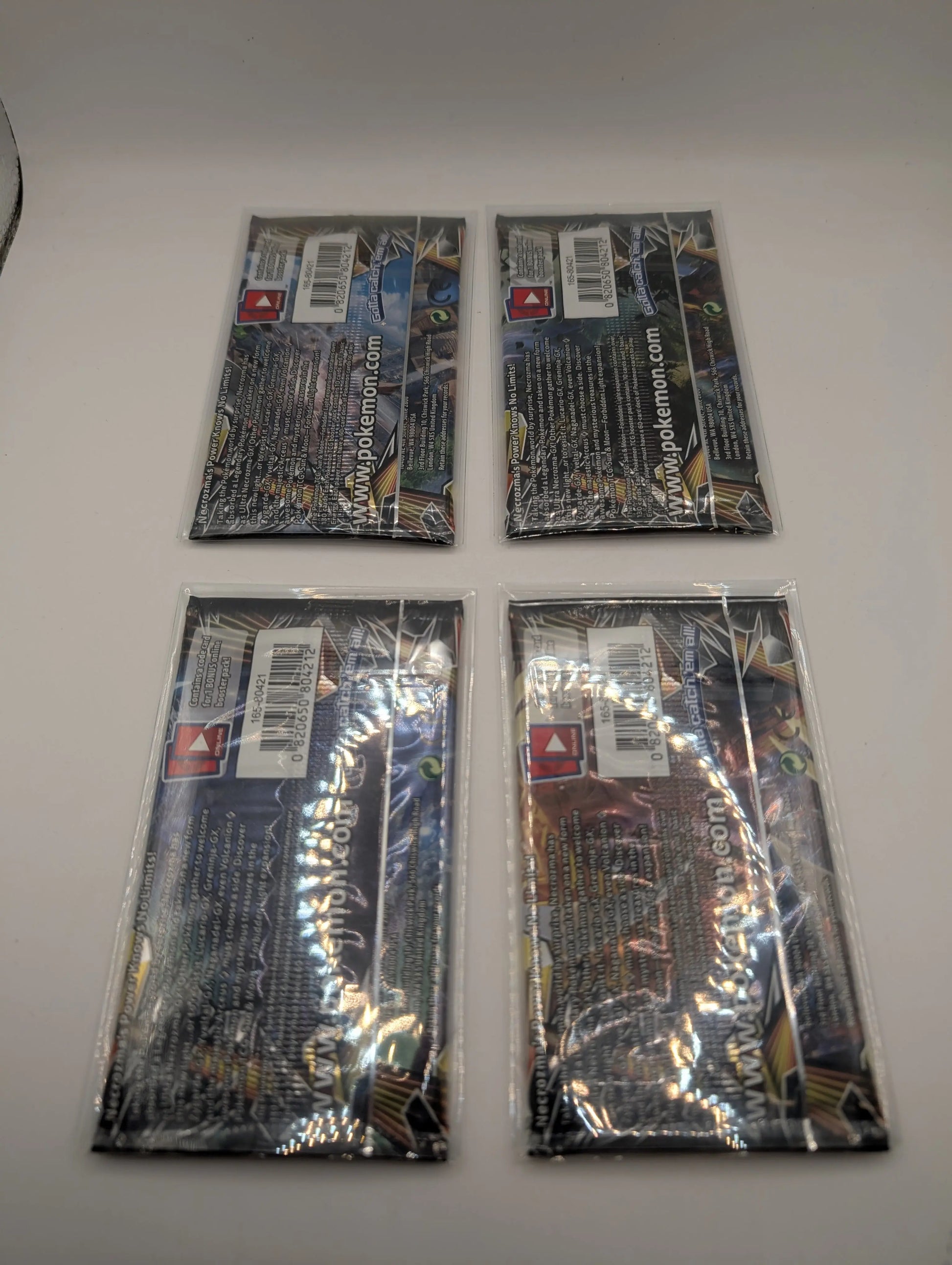 Pokemon Sun & Moon Forbidden Light Sealed Booster Pack - Art Set. 4 Packs FRENLY BRICKS - Open 7 Days