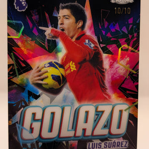 Luis Suarez 2026 Topps Chrome Premier League Golazo /10 Liverpool FRENLY BRICKS - Open 7 Days