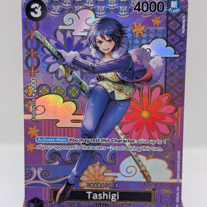TASHIGI ST06-006 ALT ART  TWO LEGENDS OP08 ONE PIECE SP NM FRENLY BRICKS - Open 7 Days