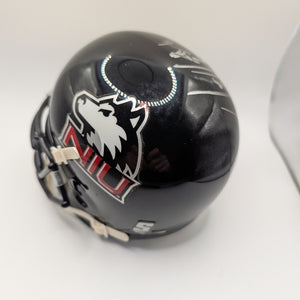 Jordan Lynch Signed Nothern Illinois Huskies Mini Helmet FRENLY BRICKS - Open 7 Days