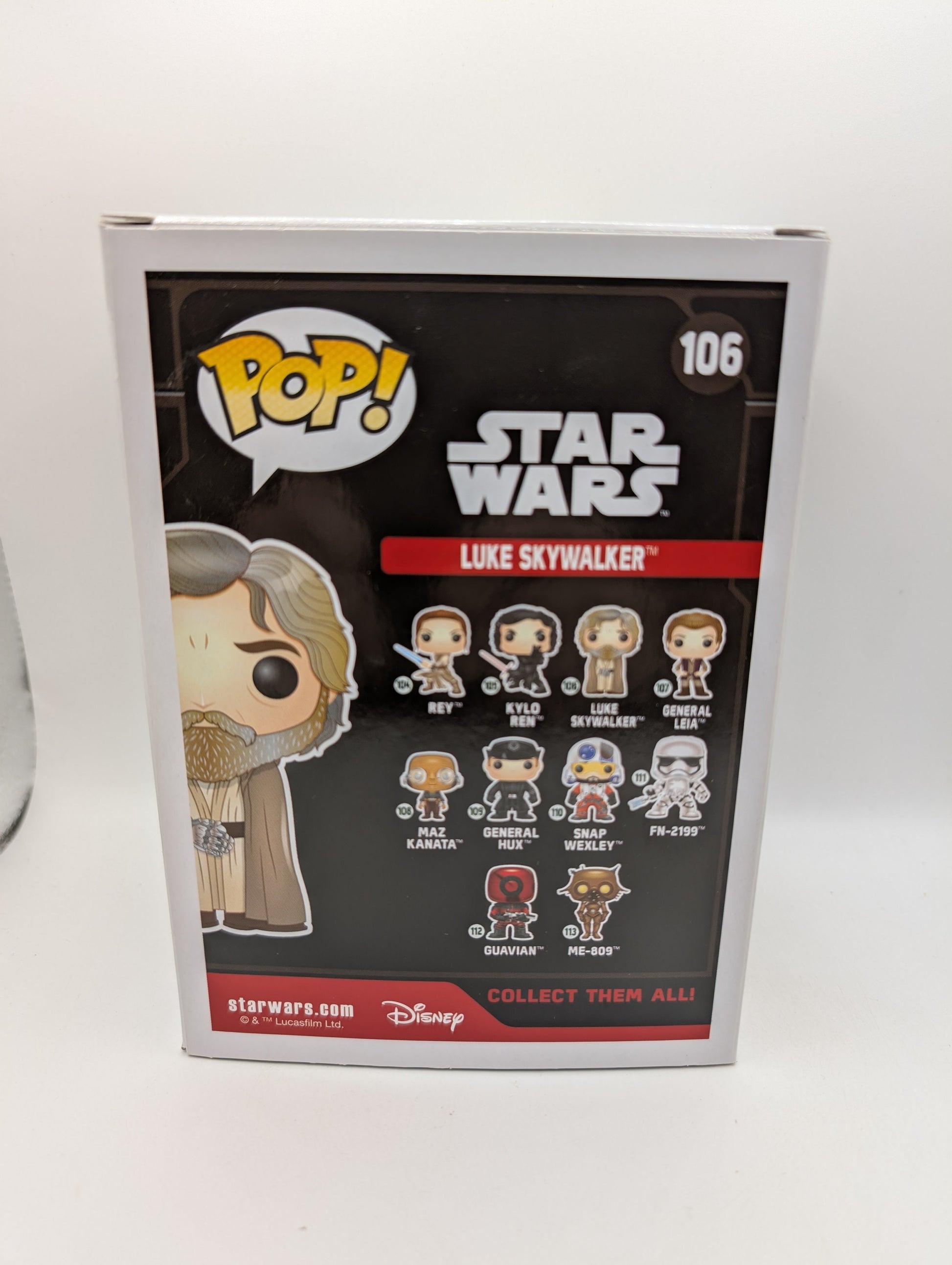 Luke Skywalker #106 - Star Wars - Funko Pop Vinyl Figure FRENLY BRICKS - Open 7 Days