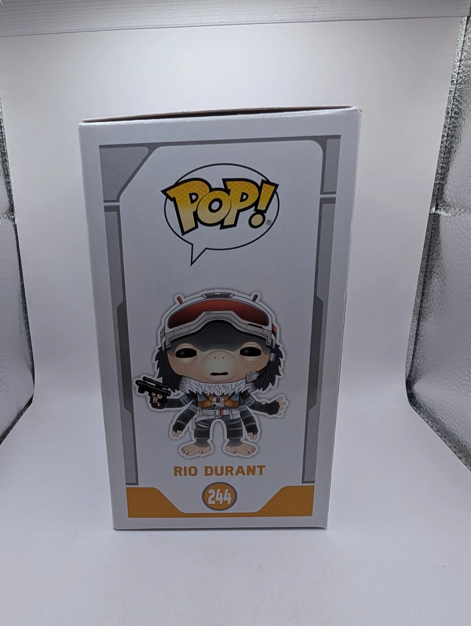 Pop Vinyl Figure - Star Wars - Rio Durant # 244 FRENLY BRICKS - Open 7 Days