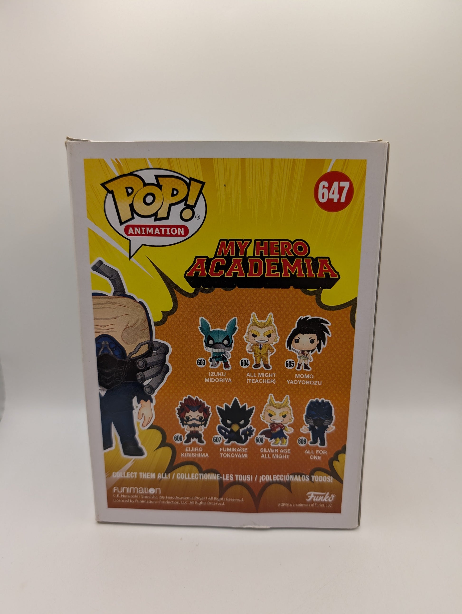 All For One Pop 647 - My Hero Academia Funko Pop! 2020 Vaulted FRENLY BRICKS - Open 7 Days