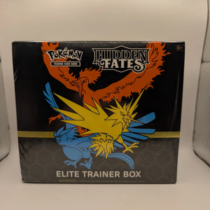 Pokemon TCG Hidden Fates ETB Elite Trainer Box - Factory Sealed NIB FRENLY BRICKS - Open 7 Days