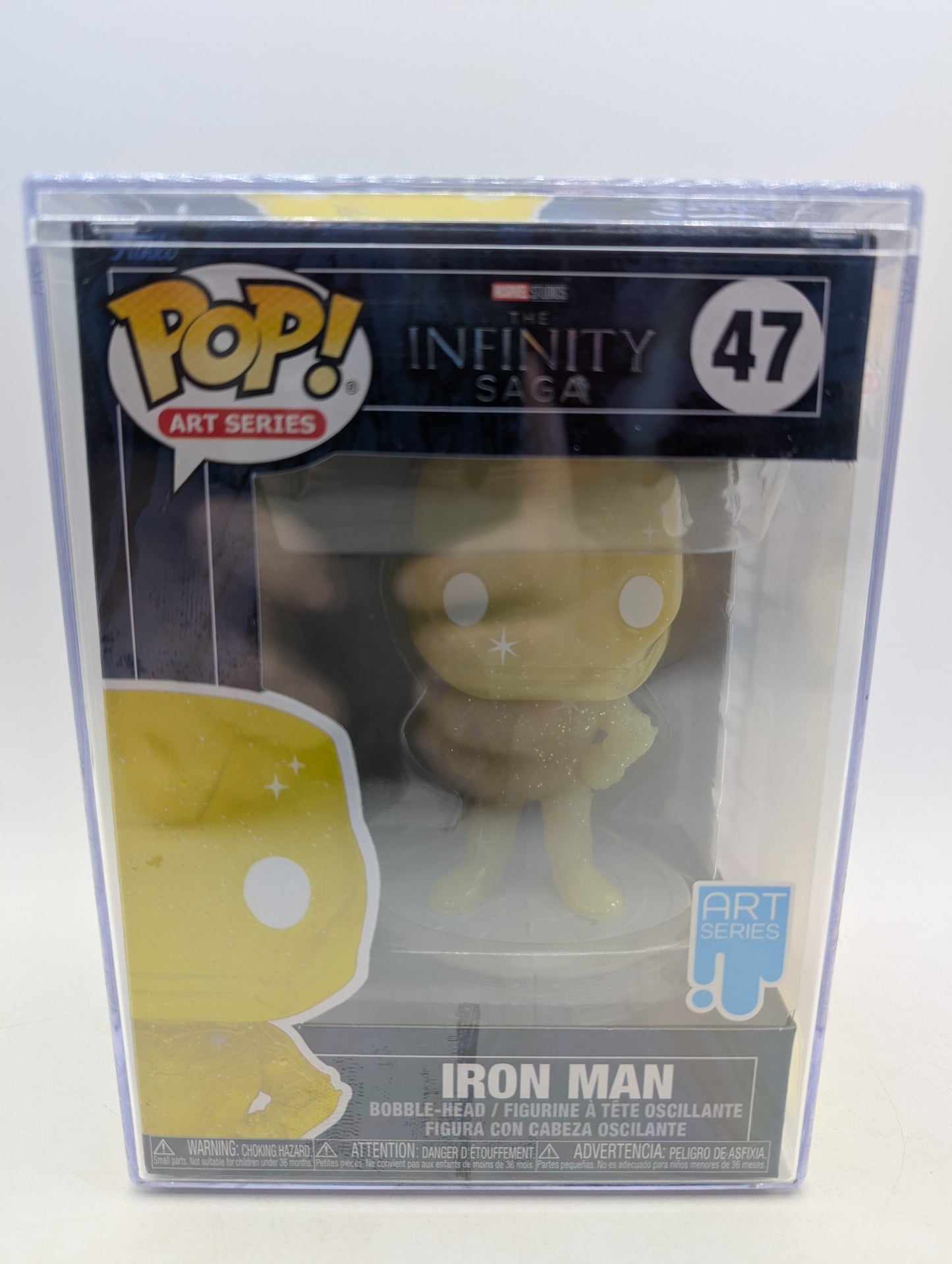 Funko 2021 Pop! Art Series #47 Iron Man Marvel Infinity Saga Sealed Protector