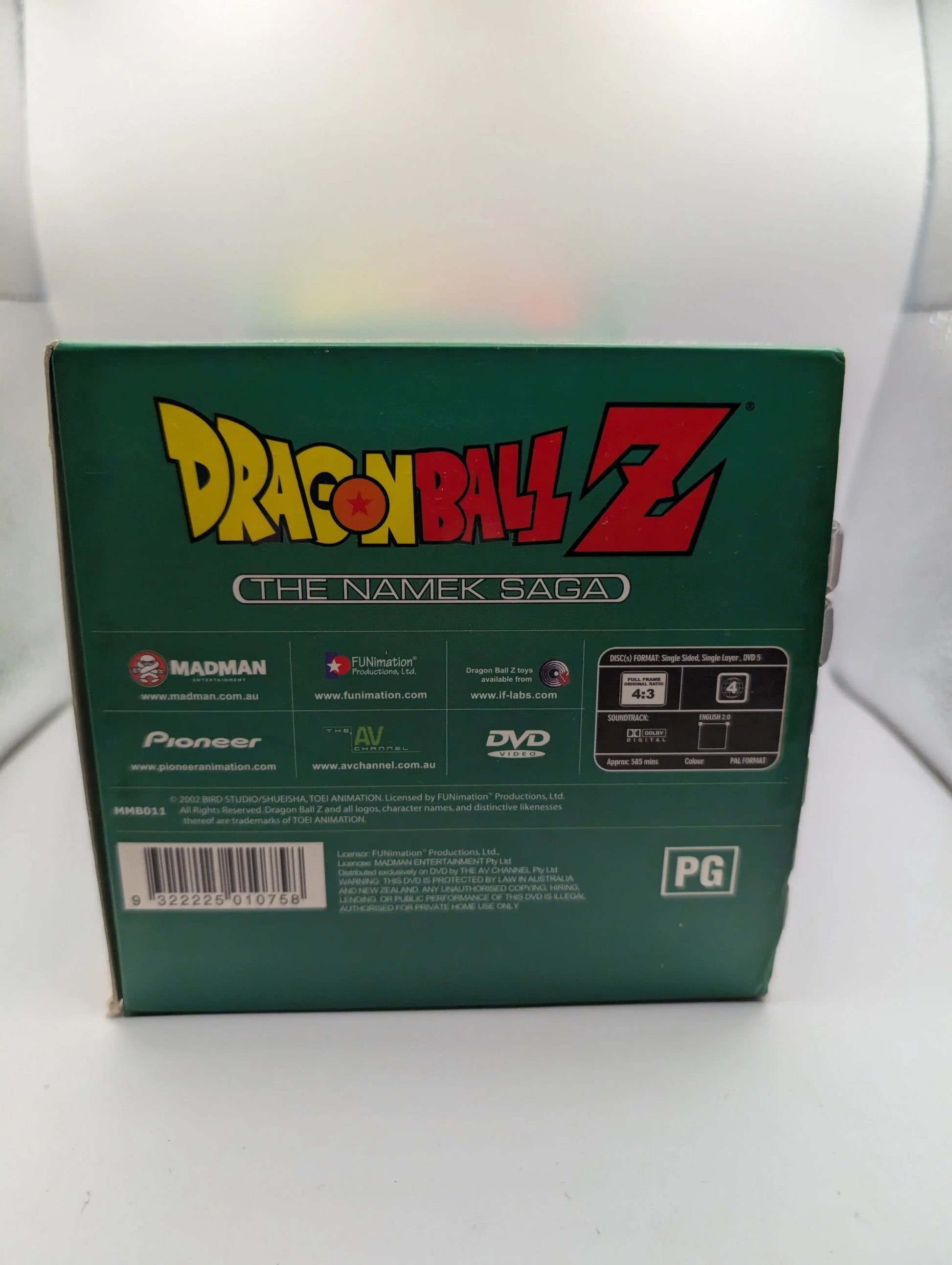 DRAGON BALL Z The Namek Saga Box Set DVD 2002 Complete  9 Disc Set Pioneer FRENLY BRICKS - Open 7 Days
