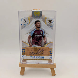 2025 Topps Reverence UCC UEFA ASTON VILLA OLLIE WATKINS Sealed Auto /75 FRENLY BRICKS - Open 7 Days