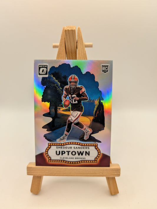 Shedeur Sanders Uptown Rookie #18 Browns 2025 Panini Donruss Optic SSP (RC) FRENLY BRICKS - Open 7 Days