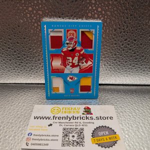 2022 ~ SKYY MOORE ~ Encased ~ RC/Quad Patch ~ /50 ~ #RQM-17 Blue FRENLY BRICKS - Open 7 Days