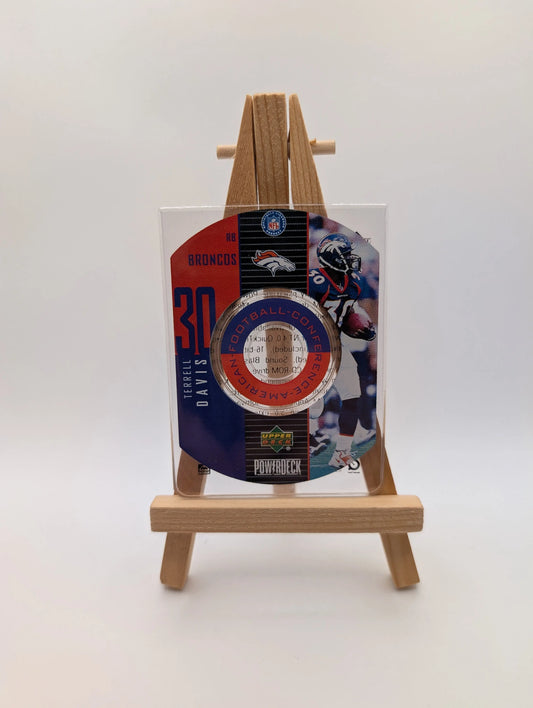 1999 Upper Deck Power Deck Terrell Davis CD Rom Disk Card FRENLY BRICKS - Open 7 Days