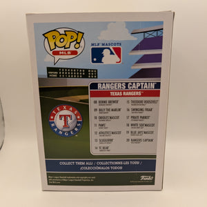 Texas Rangers Captain 20 ~ MLB Mascots: Texas Rangers ~ Funko Pop Vinyl FRENLY BRICKS - Open 7 Days