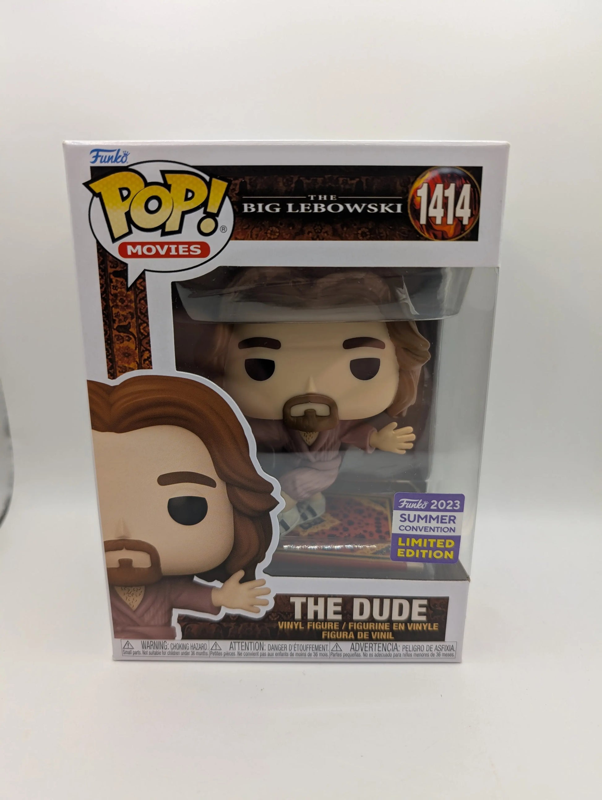 Funko Pop! The Big Lebowski The Dude  2023 Summer Convention Shared 1414 FRENLY BRICKS - Open 7 Days
